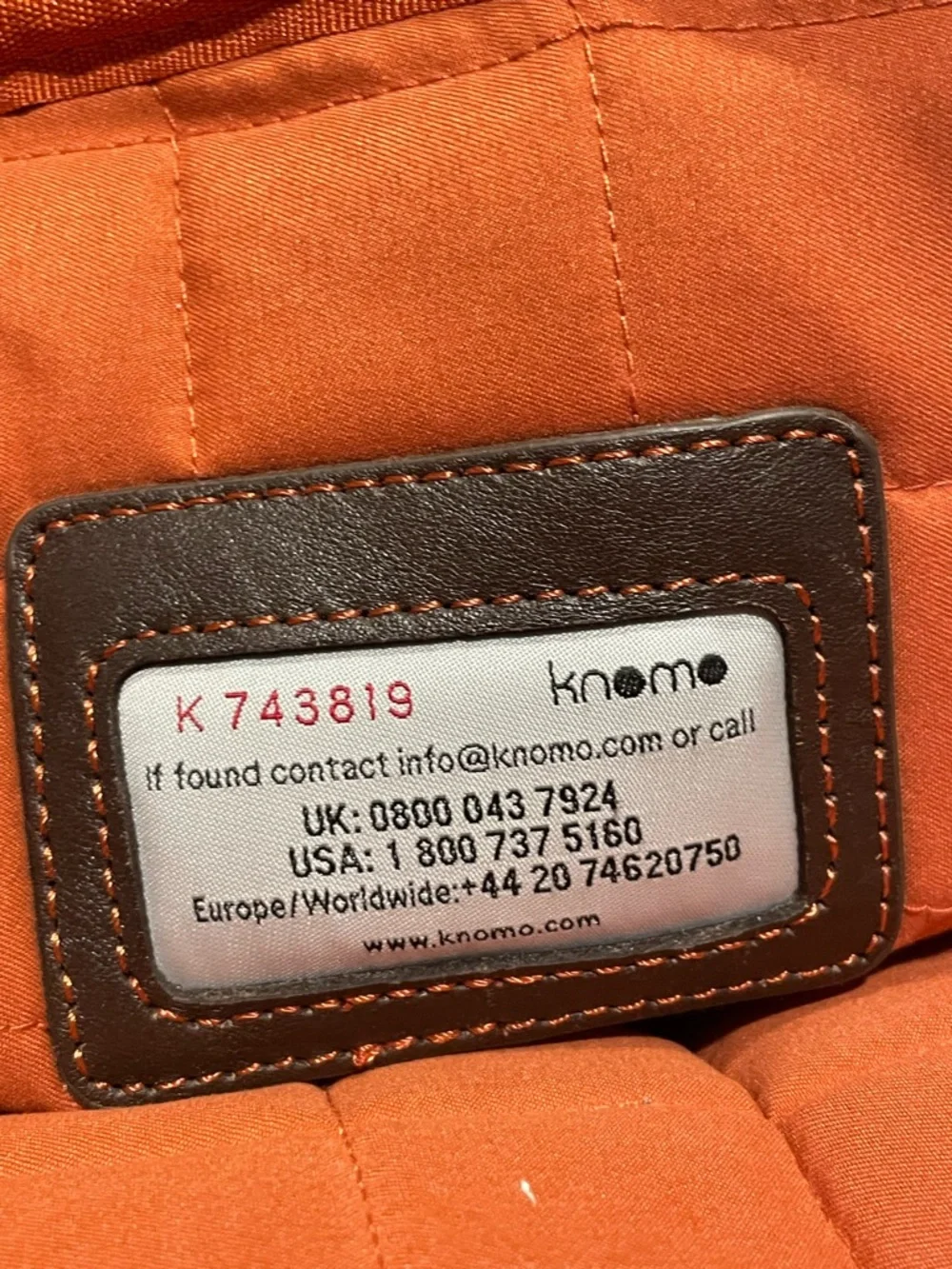 Knomo Unisex Black Leather Messenger Laptop Briefcase Bag (No Detachable Strap)